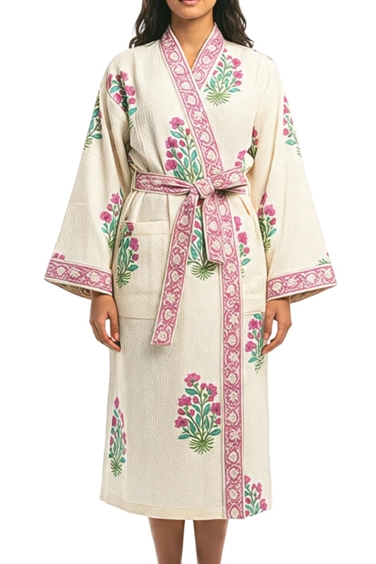 Rosewood Ribbon Bathrobe