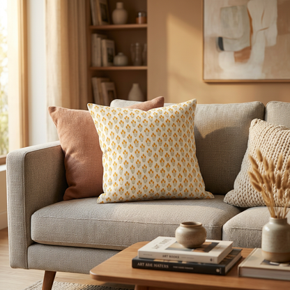 Amber Mosaic Cushion Cover (19x19)