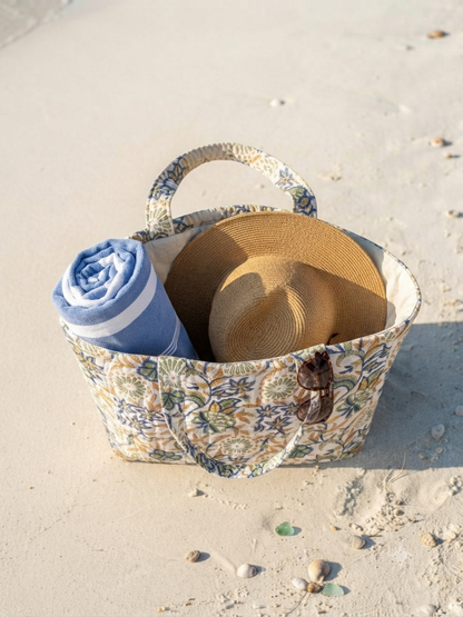 Midnight Meadow Beach Tote Bag