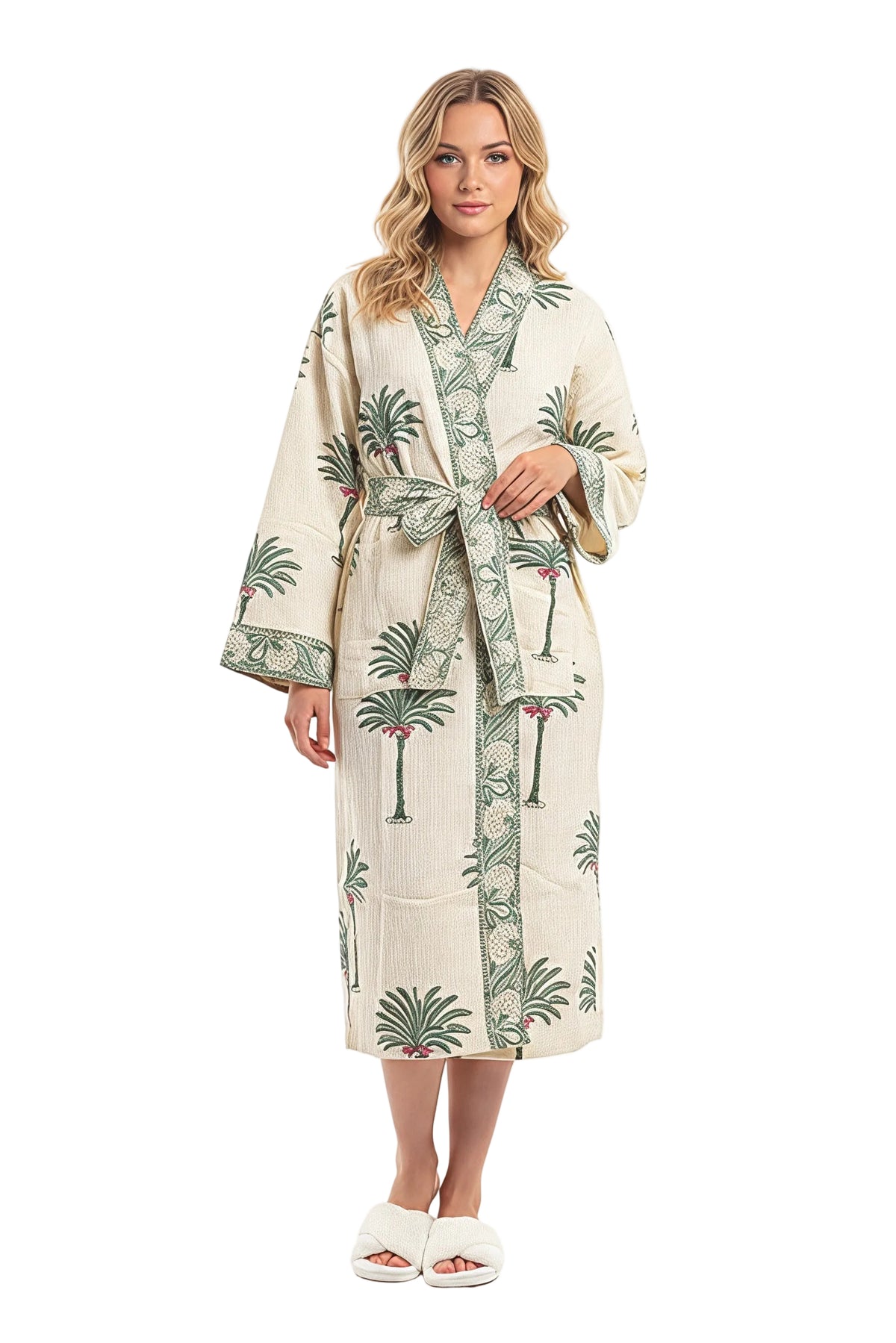 Emerald Palm Bathrobe