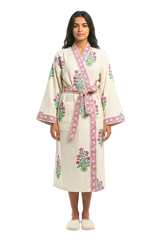 Rosewood Ribbon Bathrobe
