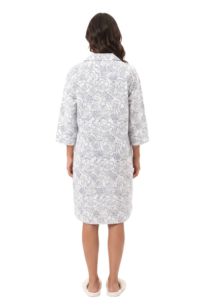 Sketchbook Meadow Pajama Dress