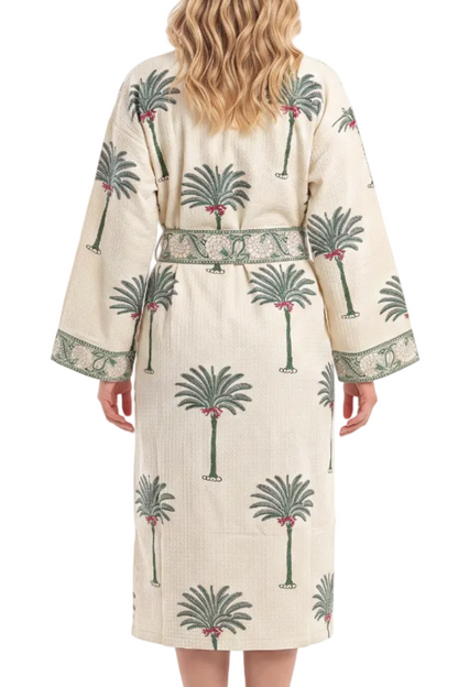 Emerald Palm Bathrobe