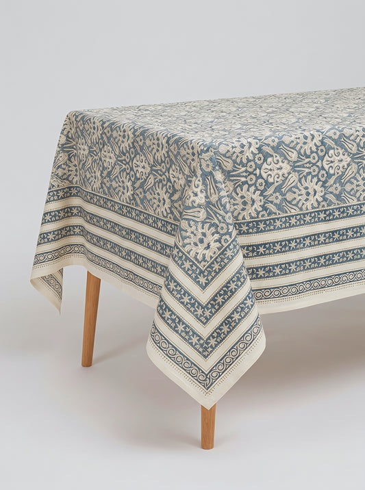 Serene Indigo Table Cloth (60"x108")